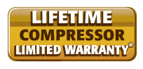 
Lifetime Compressor Limited Warranty*
